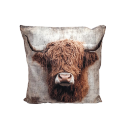 Poduszka Dekoracyjna Krowa Byk 3D 45x45 Kolor